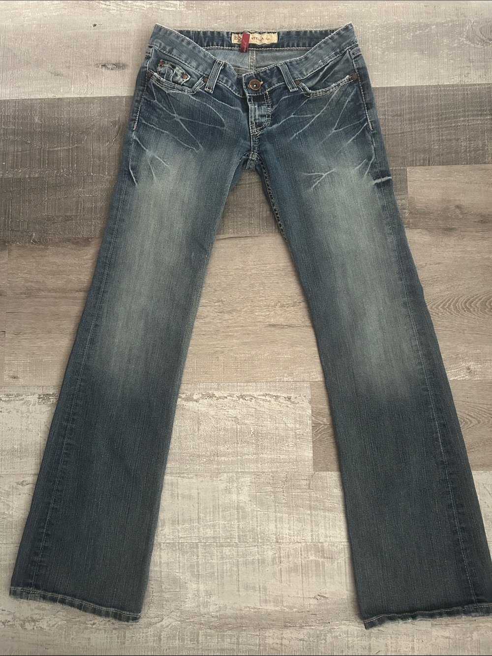 BKE Women's Faded Blue Flare Jeans size 26